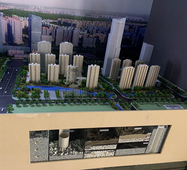 霍城县建筑模型